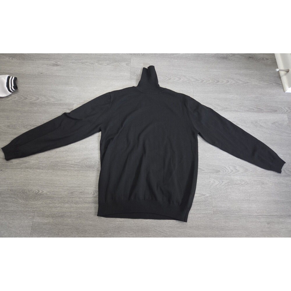Men’s Turtleneck Sweater Size XL Balck Long Sleeves